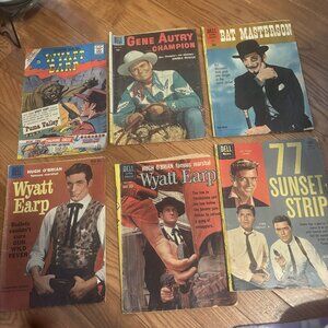 6 Piece 1950-1960 Comic Books